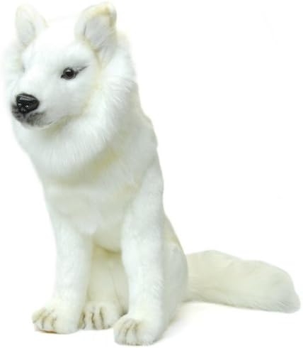 peluche lobo blanco