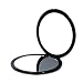 Magnifying Compact Cosmetic Mirror-DeWEISN Elegant Compact Pocket Makeup Mirror, Handheld Travel Makeup Mirror with Powerful 10x Magnification and 1x True View Mirror for Travel or Your Purse (Black) primary
