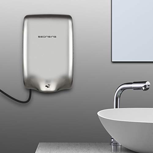 SEONSING Automatic Commerical Hand Dryer, Efficient, Compact, High