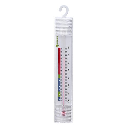 VKTECH Portable Household Fridge Dial Thermometer Freezer Refrigerator Refrigeration with Hook for Indoor Home