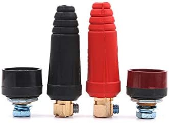 Welding Machine Quick Fitting Male Cable Connector Socket Plug Adaptor DKJ 10-25 35-50 50-70,Black,DKJ 50-70,Male Insert