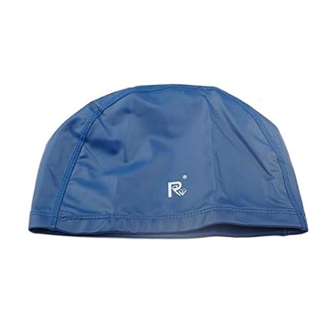 Swimming Caps Adults Elastic Waterproof Pu Fabric Hats Ear Protect