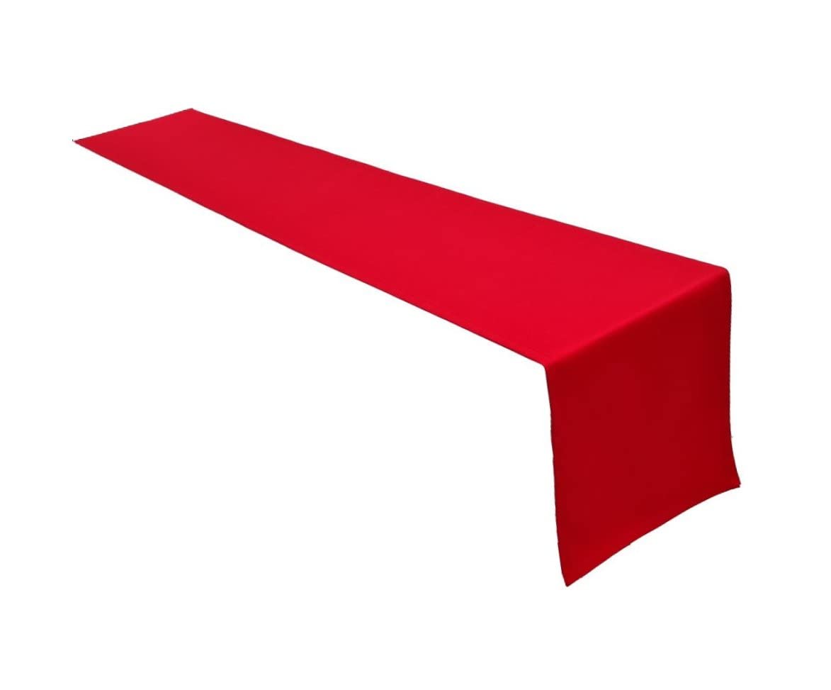 Lemos Home Table Runner, Table Linen Made from 100% Cotton, Concept Collection, Choice of Colours and Sizes (Table Runner - 40 x 200 cm, Red) — image 1