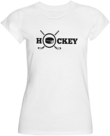 Fitly Hockey T-Shirt – Womens Ladies Gym Running Workout Tee (L)