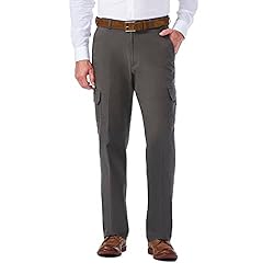 Haggar Men's Stretch Comfort Cargo Expandable Waist