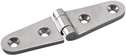 Pack of 1 - Strap hinge made from marine grade stainless steel A4 316 hatch pull ring