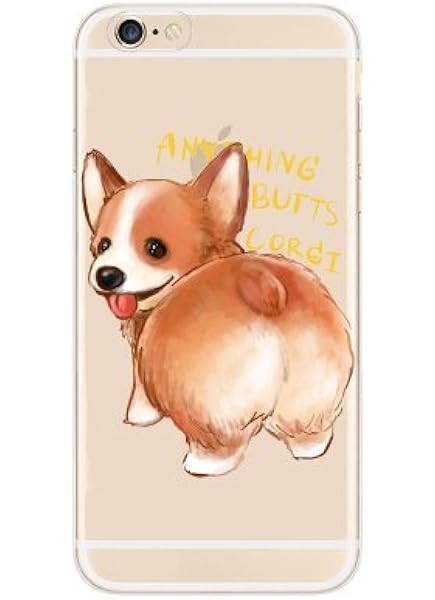 Amazon Com Foxycases Compatible With Iphone 6 6s Cartoon Anime Animated Pembroke Welsh Corgi Japanese Dog Transparent Translucent Flexible Silicone Cover Case