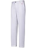 Men's Golf Pants Straight Full Length Flat Front Pockets Solid Multicolor
