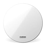 Evans EQ3 Resonant Smooth White Bass Drum Head, 26