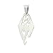 Generic the Elder Scrolls Skyrim Dragon Logo Pendant Stainless Steel Free Black Rope Chain
