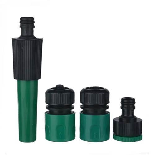 WESEN Garden Hose 5m/10m/15m/20m/30m/50m, 15m Garden Hose Pipe with Spray Nozzle and Fittings, 1/2" Diameter No Leaking&Kink Durable Water Hose for Garden/Gardening/Car/Washing (Green, 15M)
