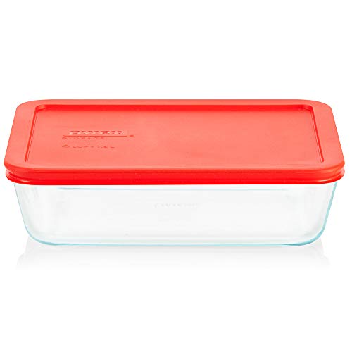 Pyrex Simply Store 10Pc Glass Food Storage Container Set with Lid, 11
