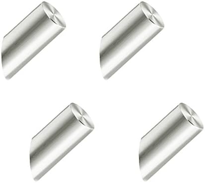 NELXULAS Brushed Stainless Steel Single Wall Mounted Coat hook , Hat Hanger, Towel Hook, Stylish and Practical Design Suitable for Home, Office, Hotel, Fitness room (2" , 4 PCS)