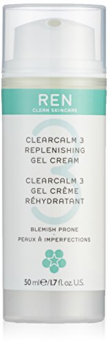 REN Clearcalm 3 Replenishing Gel Cream, 1.7 Fluid Ounce