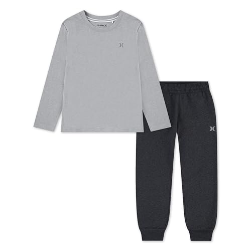Long Sleeve Soft Basic T-Shirt and Joggers 2-Piece Outfit Set
