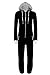 WOTOGOLD Men And Women Adult Pajamas Sportswear Hooded Unisex Jumpsuit