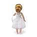 14 Inch Doll Clothes ( Fancy Flower Dress with Matching Pink Dress Shoes and Purse) Fits American Girl Wellie Wishers Dolls