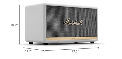 Marshall Stanmore II Wireless Bluetooth Speaker, White - NEW in