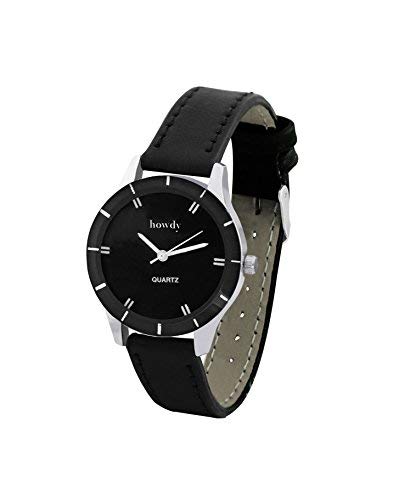 Howdy Women|Wrist|Leather Belt|Black Dial|Analog Watch
