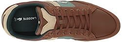 Lacoste Men's Chaymon Sneaker, Dark Grey/White, 12.5