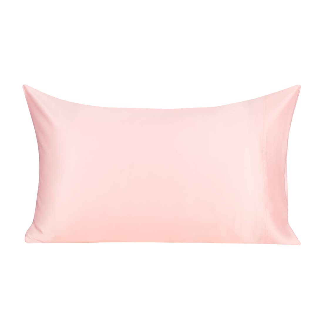 sourcing map Silk Pillowcase for Hair and Skin, Both Sides 350 Thread Count 100% Silk Pillow Cases, Soft Breathable Silky Pillow Case Covers for Women Pink 50 x 65cm