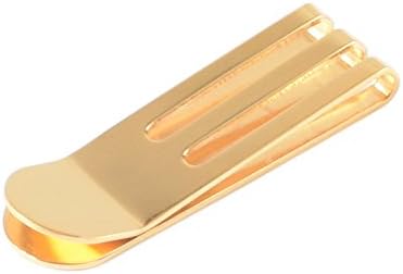 Argositment Gold Money Clip Matte Credit Card Business Card Holder