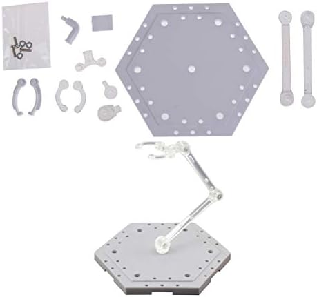 1 Set Clear Color Action Base Suitable Display Stand with Installation Instructions Figure for For 1/144 HG/RG Gundam Figure Model Toy