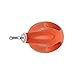 Rachael Ray Solid Glaze Ceramics EVOO Olive Oil Bottle Dispenser with Spout Set, 2 Piece, Orange