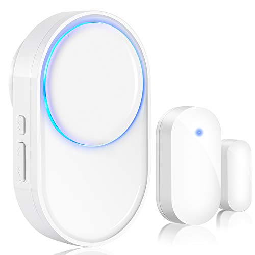 Wireless Door Chime Sensor BISTEE New Door/Window Sensor kit LED