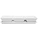 Set of 3 Decorative Modern Mini White Square Flower, Succulent Planters/Dishes with Display Tray