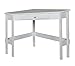 Kings Brand Furniture - Hastings Wood Home & Office Corner Desk with Drawer, White