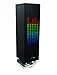 Sharper Image SBT1003BK Bluetooth Speaker with Lights, Beat Responsive Sound System, Mini Tower, LED Light Show