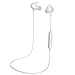 Bluetooth Headphones, Pobon QY19 Wireless Bluetooth Earbuds Stereo Headset Earphones with Microphone for Running Sports & Exercise (Bluetooth 4.1, Secure Fit, Sweatproof, 6 Hours Play Time) (White)