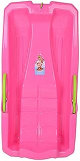 Molti Bob Sledge Snow Glider with Brake Lever, Pink, Age 3-7 view 4
