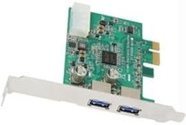 AcomData IO Card ADPU3-PCIX SuperSpeed USB3 2Port PCI Express Card Electronics
