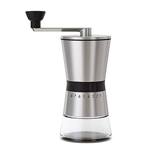 Tragbare Manuelle Kaffeemühle Aus Rostfreiem Stahl Für Den Haushalt, Konischer Keramikgrat, Tragbare Handkurbelmühle 15…