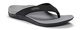 Vionic Unisex Wave Toe Post Sandal, 9 B(M) US Women / 8 D(M) US Men, (Black)