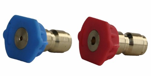 Erie Tools High Pressure Washer Jet and Soap Nozzle Kit for 2nd Story Cleaning 4.5 Orifice