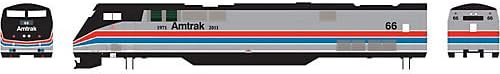 HO RTR AMD103/P42, Amtrak/Phase II Heritage #66