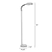 Lavish Home Floor Lamp - Full Spectrum Natural Sunlight Lamp with Bendable Neck - Reading, Craft, Studying, and Esthetician Light (Beige)