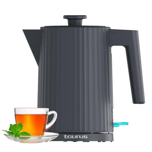 - Bouilloire électrique 2200 W | 1,7 L | Ébullition rapide | Base 360° | Arrêt automatique | Filtre anticalcaire extractible | Indicateur du niveau d'eau | Sans BPA | Noir