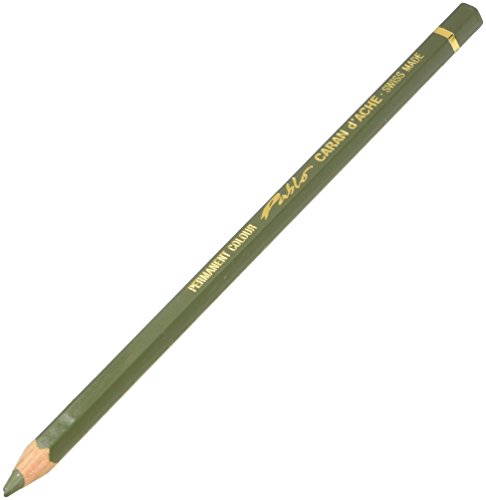 Caran D'ache Pablo Colored Pencil, Olive Black (666.019)