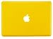 Kuzy - YELLOW Rubberized 13inch Hard Case Cover See Thru for NEW Macbook PRO 13.3