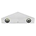 Lightess Modern LED Wall Sconces Triangle Mini Wall Lamp Designed 3W Cold White