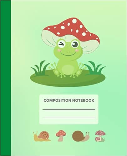Cute Composition Notebook | Frog With 