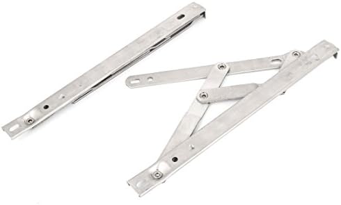 uxcella15122800ux0667 Casement Window Interlock Stainless Steel Friction Hinge 10" Long (Pack of 2)