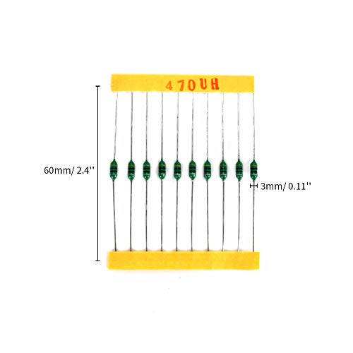 Oak-Pine 120Pcs 12 Values 0307 DIP Color Wheel Inductor Loop Inductance Kit 1 / 4W