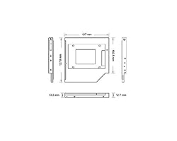 Silverstone SST-TS09 - Adapter for 2.5 Inch SSD or