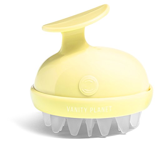 vanity planet vibrating scalp massager Amazon.com: Vanity Planet Scalp Massaging Shampoo Brush - Groove Blue/Grey  - Handheld Vibrating Massager main image 1