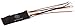 Bachmann E-Z Command DCC Decoder with Wire Harness, 9.5mm x 25mm x 5mm (Programming on The Main, Lights, Dimming) 1/card